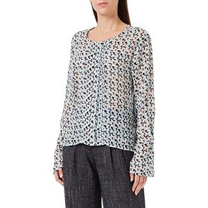 s.Oliver BLACK LABEL Viscose blouse met pintucks, wit, 42, Wit