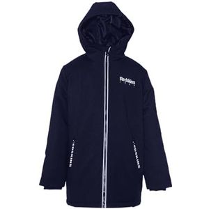 REDSKINS JUNIOR Parka fleece jas thermische jas warme kleding donsjack waterdicht kinderjas jongens meisjes model 1003 marineblauw maat 8 jaar