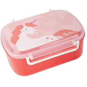 SIGIKID 25371 Eenhoorn lunchbox met inzetstuk en beugelsluiting, BPA-vrij, veilig, licht, aanbevolen voor kinderen vanaf 1 jaar