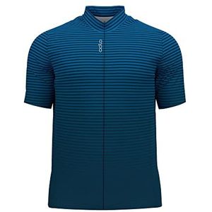 Odlo Essential Print Full Zip Cycle Herenhemd Jersey