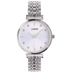 Lorus RG261XX9 Analoog kwartshorloge voor dames met roestvrijstalen armband, zilver, zilver.