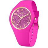 Ice-Watch - ICE Glitter Neon Pink - Roze dameshorloge met siliconen band - 021224 (Small), Roze, riem