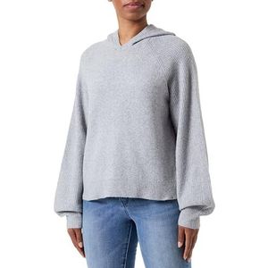 VERO MODA Vmdoffy Ls Ga Boo Hoodie voor dames, Lichtgrijs gemêleerd/detail: gemêleerd, M