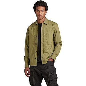 G-STAR RAW Workwear Regular Hemd Chemise Homme, Vert (Smoke Olive D22975-4481-b212), L
