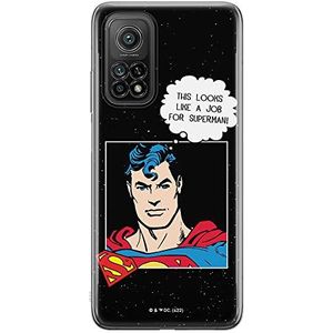 ERT GROUP Coque de téléphone Portable pour Xiaomi MI 10 Lite Original et sous Licence Officielle DC Motif Superman 037 Parfaitement adapté à la Forme du téléphone Portable, Coque en TPU