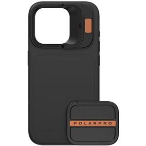 PolarPro - LiteChaser beschermhoes voor iPhone 15 Pro met verdediger - Zwart - Nieuwe MagSafe sterker - Mobiele telefoonfotografie/videografie - Gestroomlijnd