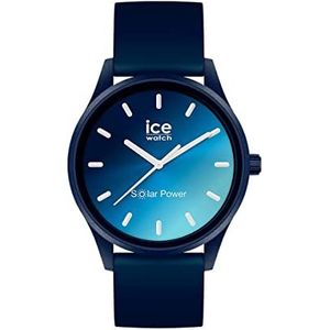 Ice-Watch - ICE Solar Power Blue Sunset - Unisex blauw horloge met siliconen band - 020604 (Medium), Blauw, riem
