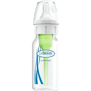 Dr. Brown's Opties - Standaard fles Smalle mond 120 ml transparant