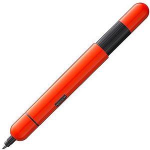 LAMY pico balpen 288 - innovatieve bal van metaal in de kleur oranje, met drukmechanisme - met grote vulling - lijnbreedte M