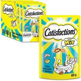 Catisfaction Cat prizes, mixed cheese and salmon flavor (6 x 60g pack)