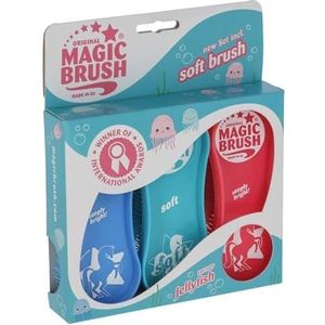 Kerbl Magic Brush Massageborstel voor paarden, 3 stuks