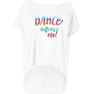 Winshape MCT017 Dames T-shirt Dance Define Me Ultralicht Modal, Vanille wit