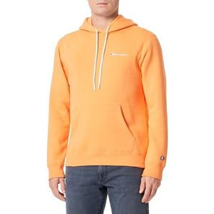 Champion Legacy American Classics Script Logo Powerblend Fleece Sweatshirt met capuchon voor heren, Licht oranje