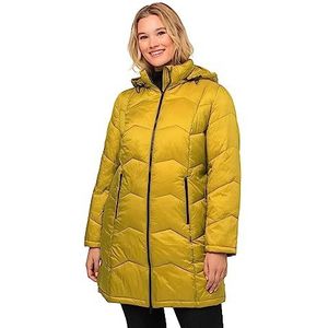 Ulla Popken Functionele jas, waterdichte stepp, A-line jas voor dames, Bruin