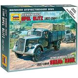 Zvezda - Z6126 - modelbouw - Duitse vrachtwagen 3T - schaal 1:100