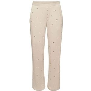 Esprit Seasonal Print Co Sus Pyjamaset, dames, lichttaupe, 48, Licht Taupe