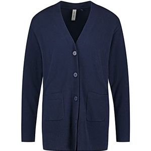GERRY WEBER Edition dames gebreide jas nachtblauw, 36, Nachtblauw.