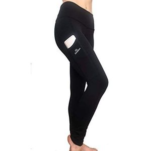 Ginadan Pocket Meryl, leggings met geïntegreerde zak, pocket meryl, leggings met geïntegreerde zak, dames, zwart.