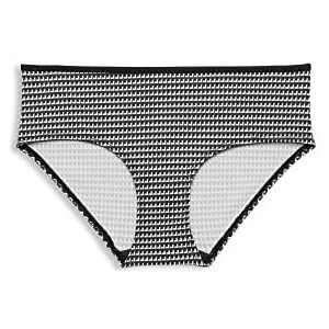 ESPRIT Rcs shorts met minimale print dames, zwart.