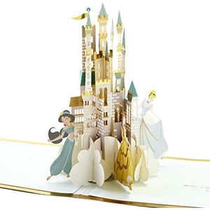 Hallmark Signature Paper Wonder Verjaardagskaart om open te klappen, Disney-prinsessen