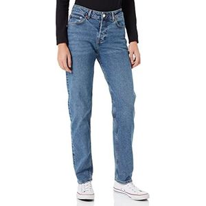 JJXX JXSEOUL Straight MW CC3002 Noos Jeans, Denim Bleu médium, 31W x 32L Femme
