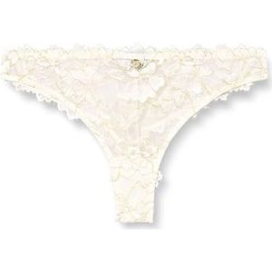 EMPORIO ARMANI Culottes brésiliennes pour femmes, Lurex floral ivoire, M