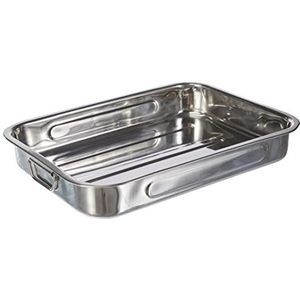 Ibili 651840 braadpan van roestvrij staal met inklapbare handgrepen 40 cm bistro