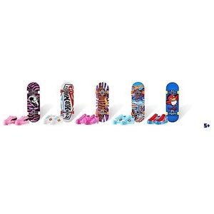 Mattel Hot Wheels Skateboard met bijpassende vingerschoenen, 5 jaar (Mattel HGT46)