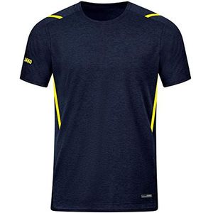 JAKO Challenge T-shirt Challenge heren, marineblauw/neongeel