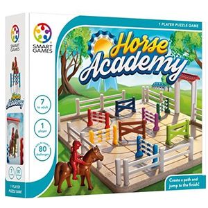 smart games - Paardenacademie, puzzelspel met 80 uitdagingen, 7 jaar en ouder