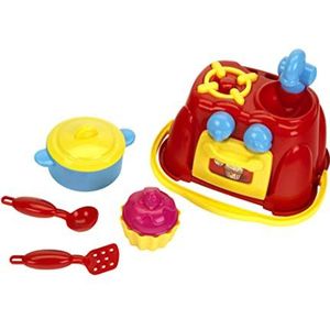 Theo Klein 2343 Beach Picnic speelkeuken | Speelkeukenset voor zandbak en strand | Met fornuis, aanrecht en kookgerei | Speelgoed voor kinderen vanaf 1 jaar