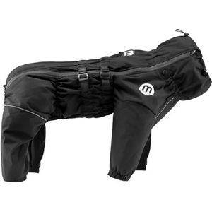 Mikki Doodles regenjas voor honden, waterdicht, winddicht, zijdeachtige voering, minder wrijving betekent minder knopen en klitten, maat XS