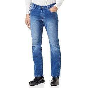 Enzo Heren bootcut jeans blauw (lichtblauw), 36W / 32L, blauw (lichtblauw)
