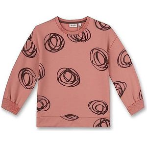 Sanetta meisjes sweatshirt, mineraal roze, 98, mineraalroze