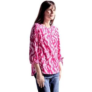 Cecil B344587 Damesblouse met motief, Roze sorbet