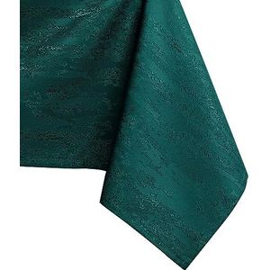 AmeliaHome Tafelkleed, lotuseffect, waterafstotend, polyester, groen, 100 x 100 cm, rond