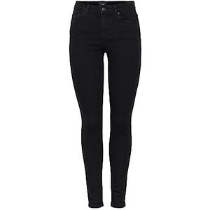 Vero Moda VMJUDE Flex Mr S Jeans VI179 Noos, zwart, XS/32, dames, zwart, XS, zwart.