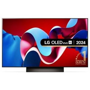 LG OLED55C45LA, 55"", OLED 4K, Série C4, 3840 x 2160, Smart TV, WebOS24, Processeur A9, Dolby Vision, Dolby Atmos, TV Gaming, 144 Hz, AMD FreeSync, Noir
