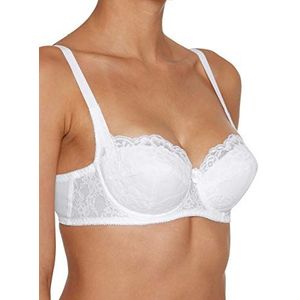 SUSA Soutien-gorge opaque pour femme, Blanc (003), 115B