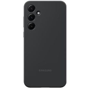 Samsung Kleurrijke zachte siliconen hoes voor Galaxy A55 5G zwart