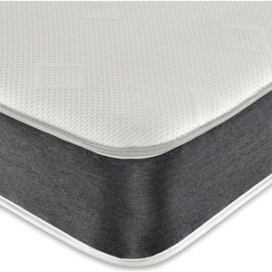 Extreme Comfort Opulent Comfort Hybride matras van traagschuim, met bonell-veren, ultiem comfort, 23 cm diep, tweepersoonsbed 135 cm x 190 cm