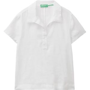 United Colors of Benetton Camicia 5bmldq08y Dameshemd, Wit.