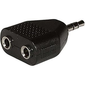 Cables To Go Stereo-adapter, 3,5 mm naar dubbele aansluiting, 3,5 mm stereo