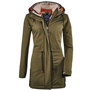 G.I.G.A. DX Limitlos Wmn Prk A casual functionele parka met afneembare capuchon, Olijf