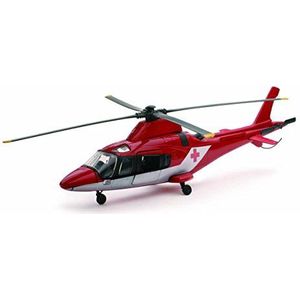 New Ray - 26103 A - miniatuurvoertuig - model op schaal - helikopter Aw 109 Agusta - rood/wit - schaal 1:43
