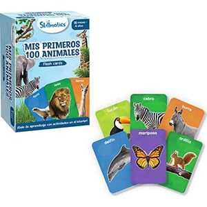 Ludilo - Flashcards dieren | spelletjes voor kinderen van 18 m tot 4 jaar | drinkspellen 1 jaar of meer | leren lezen 100 dieren | kaartspellen | educatief spel