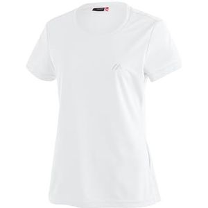 maier sports Piquee Program T-shirt voor dames, Wit.