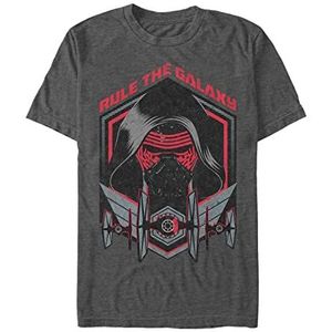 Star Wars Total Rule Organic T-shirt à manches courtes unisexe, Noir mélangé., XL