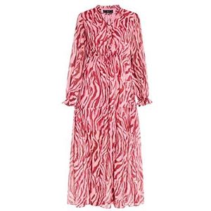 NAEMI Robe maxi pour femme, rose, L