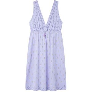 women'secret Short Nightdress Multilicense Nostalgia Nachthemd voor dames, Blauw, M